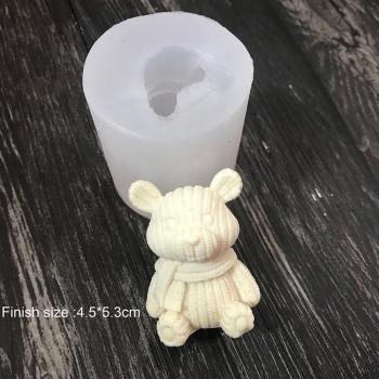 Moldes de Aromaterapia en Silicona - Osos para Velas