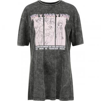 Kingdom Hearts Gaming T-Shirt - Riku Sora Kairi - Women's Black