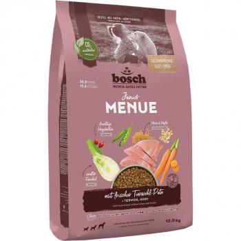 Bosch HPC Trockenfutter Hund Junior Menue Tierwohl-Pute 12 kg