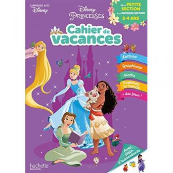 Disney - Princesses - De la Petite à la Moyenne Section - Cahier de vacances 2025