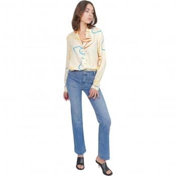 Stretch-Baumwoll-Jeans für Damen von F.A.M. Paris Bella