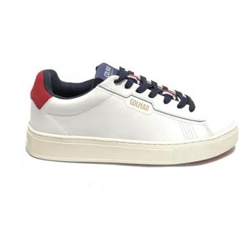 Zapatillas Colmar para Hombre Bates Grade en Blanco, Azul Marino y Rojo