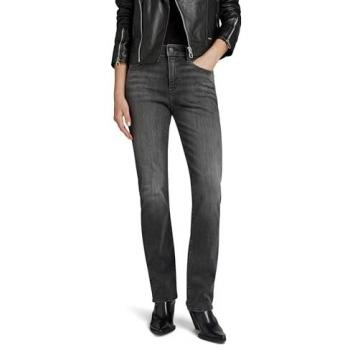 Vaqueros G-Star Strace para mujer, corte recto, color negro