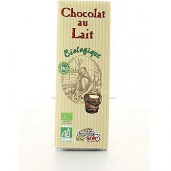 Chocolatina de chocolate con leche bio Solé 25g