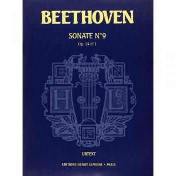 Sonate N°9 - Mi Maj. Op.14 N°1 Piano