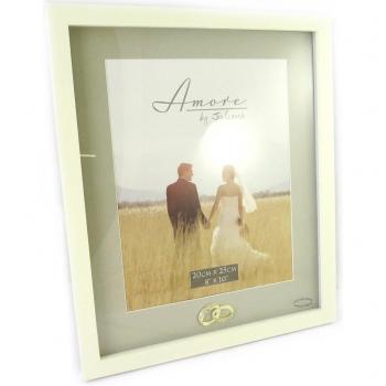 Marco de Fotos Amor Dorado Marfil M7731 20x25 cm Con Anillos