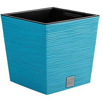 Vaso FURU 7,5 l quadrato con riserva d'acqua - blu scandinavo