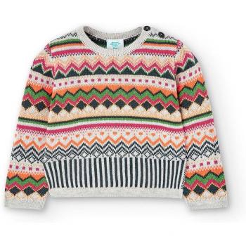 Boboli Jacquard-Strickpullover mehrfarbig 104