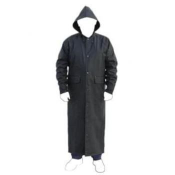 Cofan Verde Abrigo Largo para Lluvia, Talla L, PU y PVC