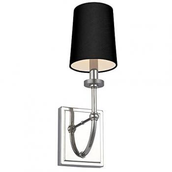 Applique Felixstowe LED G9 nero seta artificiale