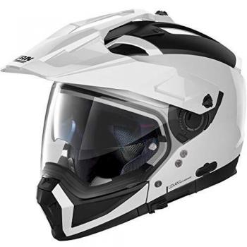 Nolan Herren N70-2 X Classic N-com Metal White L Helmet, weiß, L