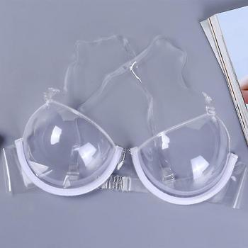Soutien-gorge Ultra-mince 3/4 Cup Transparent Sangle Invisible 36