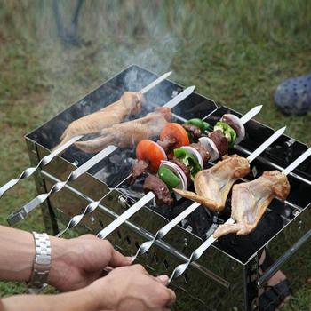 Long Handle Kabob Skewers Set