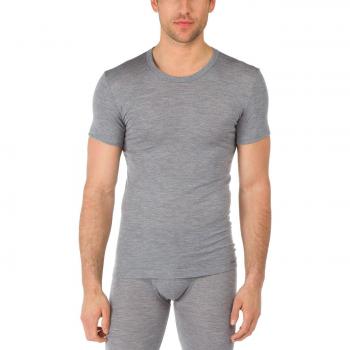 CALIDA Wool & Silk Herren Shirt grau XXL – Warm & atmungsaktiv