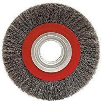 Brosse à disque Leman D.150 alésage 16/20/25 acier ondulé