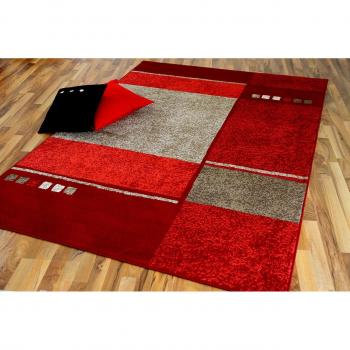 Modern CoralBlock Teppich – TrendLine