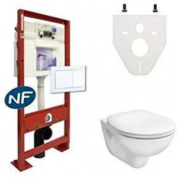Kit WC Suspendu Complet avec Abattant Standard