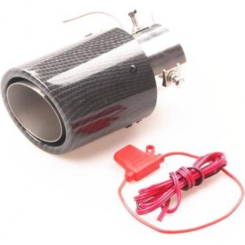 Auto Auspuff mit LED Licht, 6,5 cm Durchmesser