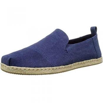 TOMS Homme Alpargata Déconstruite Rope, Espadrilles, Bleu (Navy 000), 45 EU