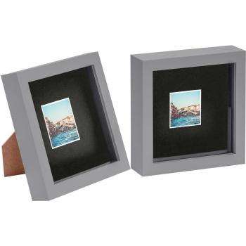 Nicola Spring 6 x 6 Dual Color 3D Box Frames with 2 x 2 Inserts - Set of 2
