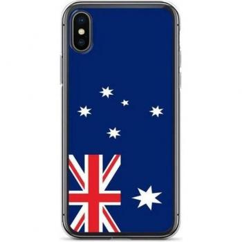 Transparent Australian Flag iPhone X Slim Protective Cover