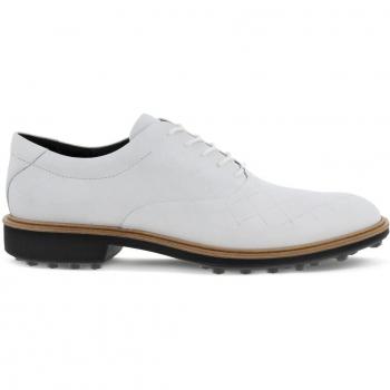 ECCO Golf Classic Hybrid Spikeless Shoe - White for Men