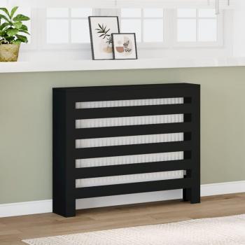 VIDAXL Copertura Termosifone Nera 104x20x82 Cm Legno Multistrato