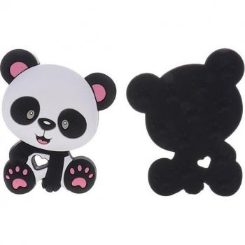 10PCS Panda Shape Silicone Teether