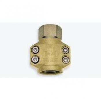 Gelb passivierte Dampfkupplung 25 mm