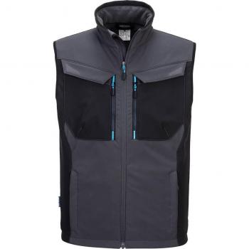 Giacca senza maniche Portwest WX3 Softshell Multitasche Grigio Scuro XXXL