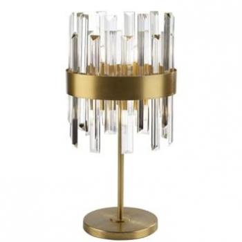 Schuller - Grace 6 Light Glass Table Lamp Gold, Transparent, G9