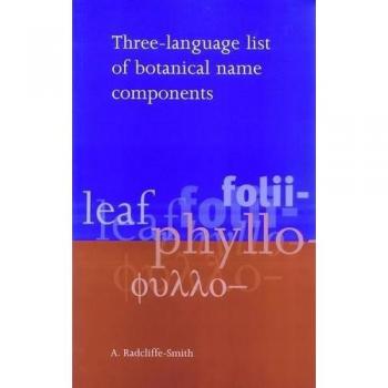 Three Language List of Botanical Name Components