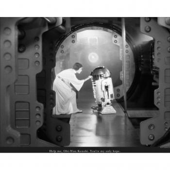 Star Wars Zitat Wanddekoration