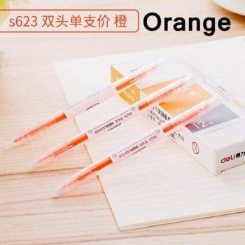 Deli S623 Double-Sided Marker Highlighter