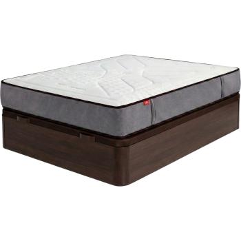 Canapé y Colchón Morfeo Hybrid 160x200 en Madera Wengué