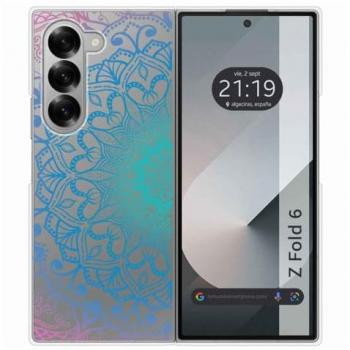 Funda Carcasa Dura Transparente Mandala para Samsung Galaxy Z Fold 6 5G