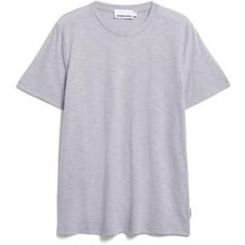 ARMEDANGELS JAAMES STRUKTUR - Männer Regular Fit T-Shirt - blau XXL