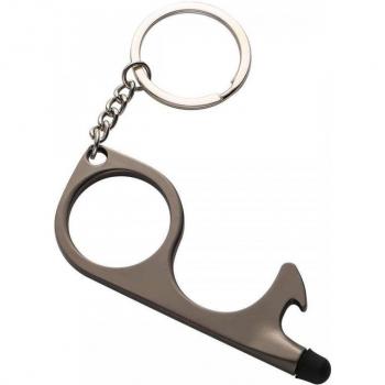 Contactless Brass Door Opener Keychain
