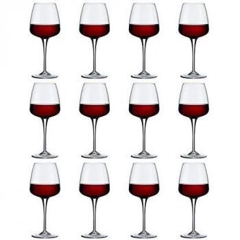 Bormioli Rocco Aurum Red Wine Glasses (Clear), 520 ml, Pack of 12