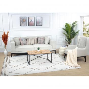 Hannah Modern High-Pile Berber Area Rug