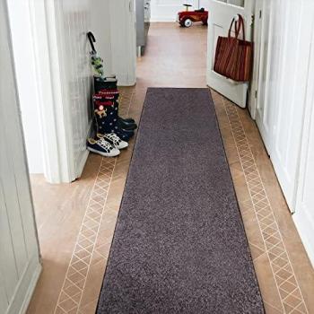 Santa Fe Brown 42 Runner Rug – Flat, One‑Colour (90×200 cm)