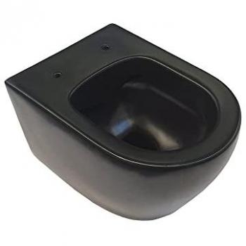 Aloni Design-WC Schwarz, wandhängend