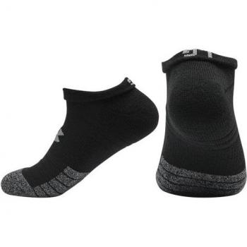 Under Armour HeatGear No Show Socks 3-Pack - Unisex Black
