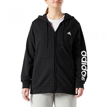 ADIDAS Damen Kapuzenjacke Essentials 3 Streifen schwarz | XL