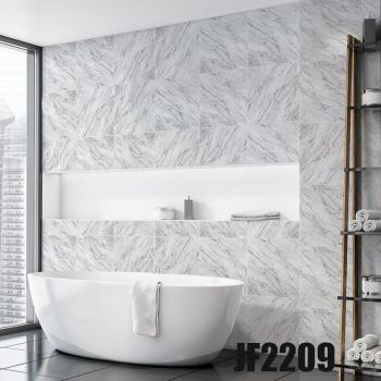 Pegatinas decorativas de azulejo de mármol, PVC, 30x30cm, 2 uds