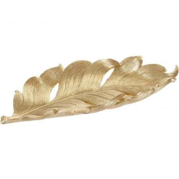 Foglio Dorato Vassoio S3017331 – Design Home Decor Dkd in Resina