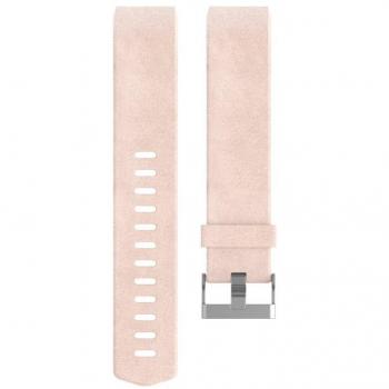 Large Blush Pink Fitbit Charge 2 Leather Band