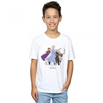 Frozen 2 Boys Group Shirt (White, 7‑8 yrs)