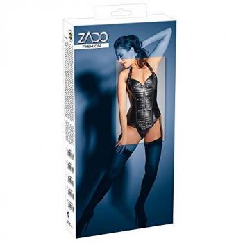 ZADO Lederkleid Corsage aus Leder