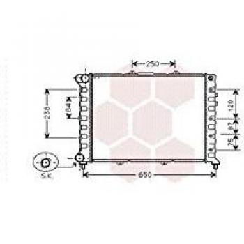Alfa Romeo Van Wezel Kühlkörper 01002114 – 60673224 – 60690406 – 71754175 – 71778331